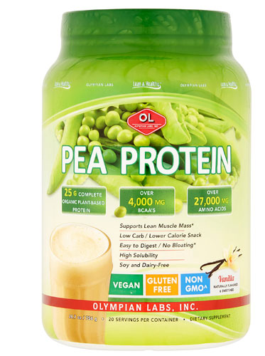 Olympian Labs Pea Protein Vanilla Bean -- 26.7 oz