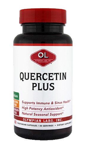 Olympian Labs Quercetin Plus -- 1 g - 60 Vegetarian Capsules