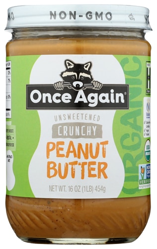 Once Again Unsweetened Peanut Butter Crunchy