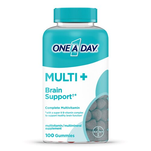One-A-Day Multi+ Brain Support -- 100 Gummies