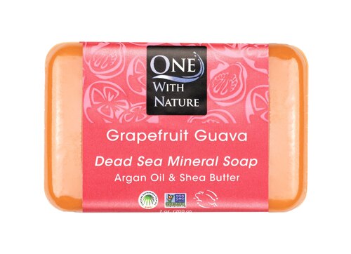 One With Nature Dead Sea Minerals Soap Grapefruit Guava -- 7 oz