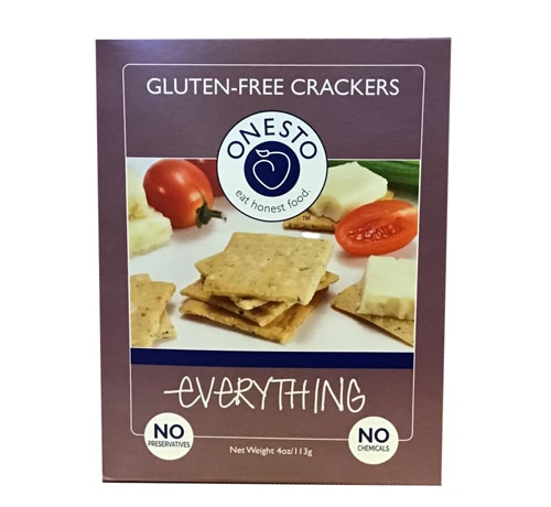 Onesto Gluten Free Crackers Everything