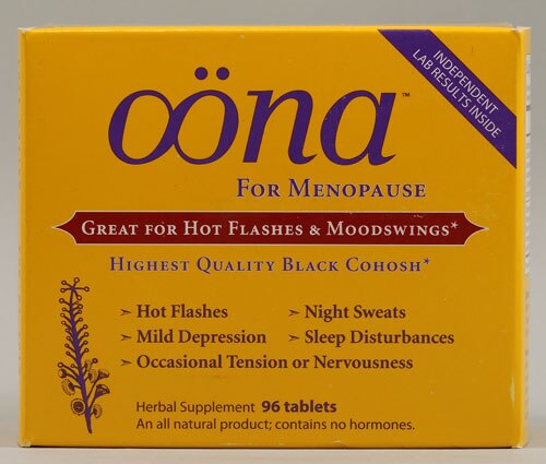 Oona Menopause Herbal Supplement -- 96 Tablets