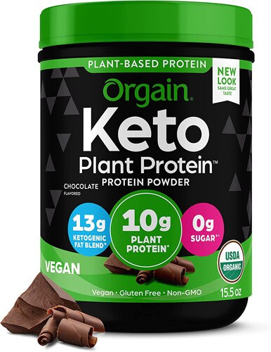 Orgain Organic Keto Plant Protein Power Chocolate