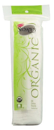 Organic Essentials Swisspers® Cotton Rounds -- 80 Pads
