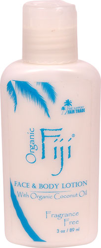 Organic Fiji Face &amp; Body Fragrance Free -- 3 oz