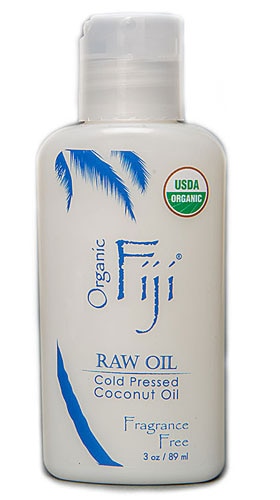 Organic Fiji Virgin Coconut Oil Fragrance Free -- 3 oz