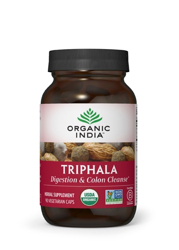 Organic India Triphala -- 90 Vegetarian Capsules