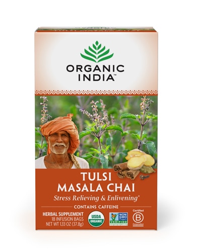 Organic India Tulsi Tea Chai Masala -- 18 Tea Bags