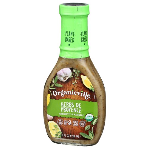 Organicville Vinaigrette & Marinade Herbs De Provence -- 8 fl oz