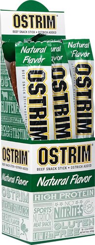 Ostrim Natural Snack Sticks Natural -- 10 Sticks