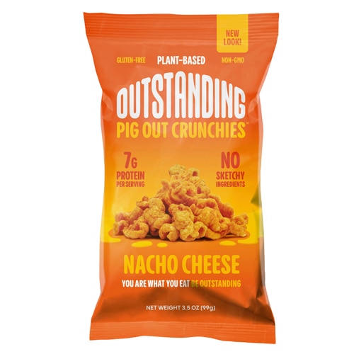 Outstanding Foods Pig Out Crunchies Nacho Cheese