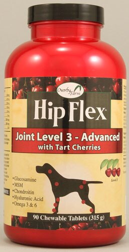 Overby Farm Hip Flex™ Joint Level 3 Advanced Formula for Dogs -- 90 Chewable Tablets