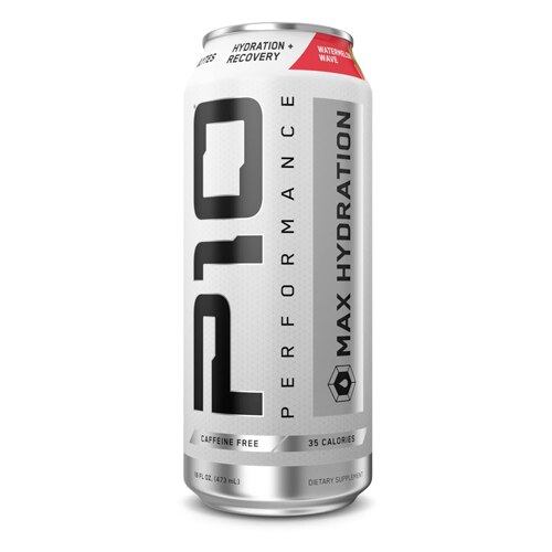 P10 Performance Max Hydration Watermelon Wave -- 16 fl oz Each / Pack of 12