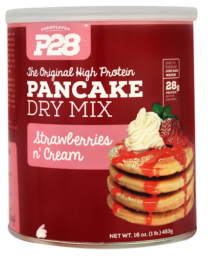 P28 Foods The Original High Protein Pancake Dry Mix Strawberries n' Cream -- 16 oz