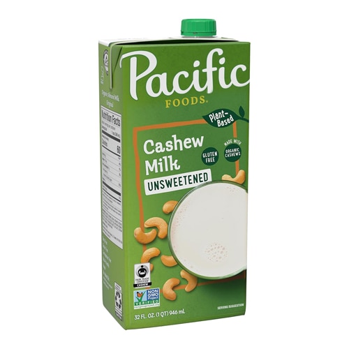Pacific Foods Cashew Plant-Based Beverage Unsweetened Original -- 32 fl oz