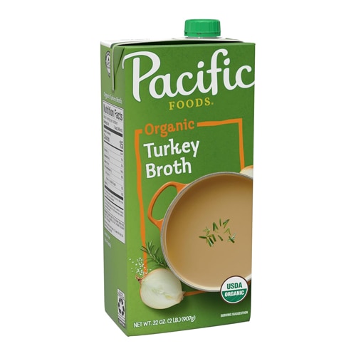 Pacific Foods Organic Turkey Broth -- 32 fl oz