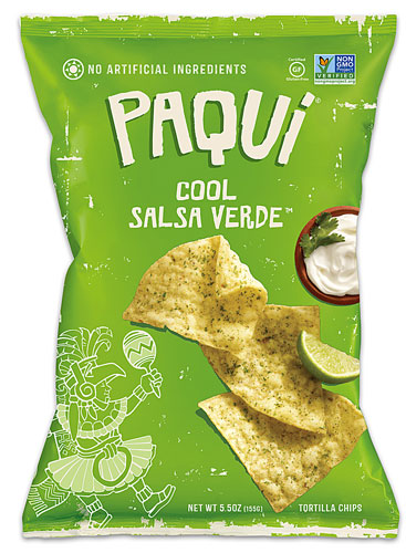 Paqui Gluten Free Tortilla Chips Cool Salsa Verde -- 5.5 oz