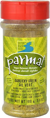 Parma Parmesan Cheese Alternative Vegan Garlicky Green -- 3.5 oz
