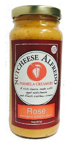 Parmela Creamery Nutcheese Alfredo Sauce Gluten Free Rosé -- 15 oz