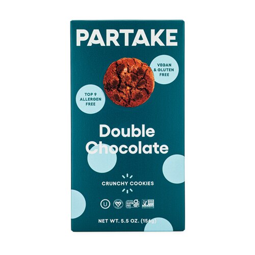 Partake Cookies Double Chocolate Chip