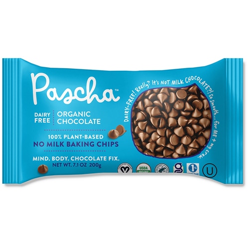 Pascha Organic Chocolate Baking Chips with Rice Milk -- 7 oz