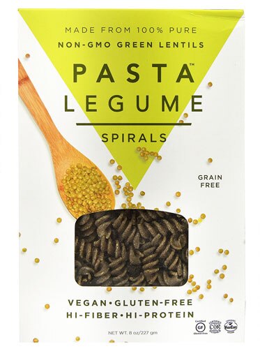 Pasta Legume Lentil Spirals -- 8 oz
