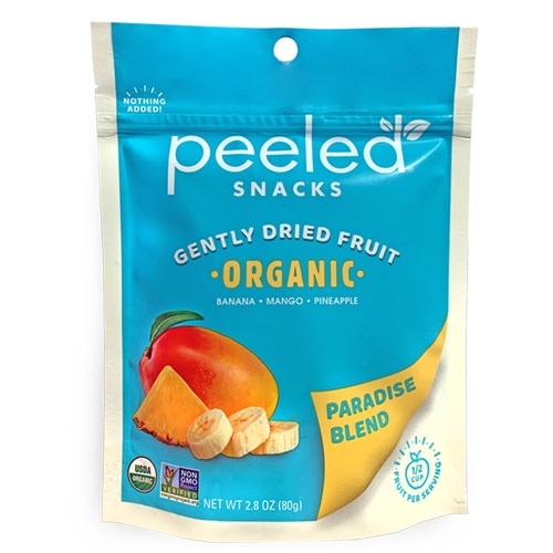 Peeled Snacks Organic Paradise Found Banana Mango and Pineapple -- 3.5 oz