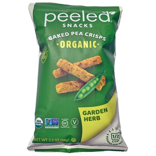 Peeled Snacks Organic Peas Please™ Snack Gluten Free Garden Herb -- 3.3 oz