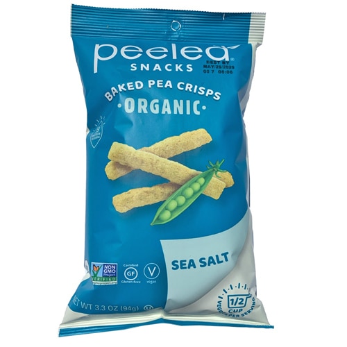Peeled Snacks Organic Peas Please™ Snack Gluten Free Sea Salt -- 3.3 oz