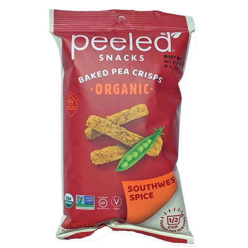 Peeled Snacks Organic Peas Please™ Snack Gluten Free Southwest Spice -- 3.3 oz