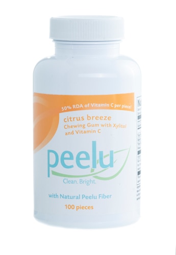 Peelu Chewing Gum Citrus Breeze -- 100 Pieces