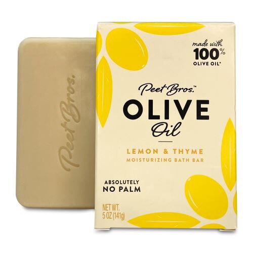 Peet Bros Olive Oil Bar Soap Lemon & Thyme -- 5 oz