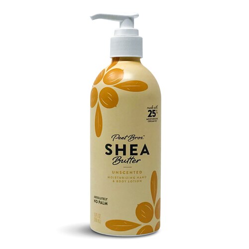 Peet Bros Shea Butter Moisturizing Hand & Body Lotion Unscented