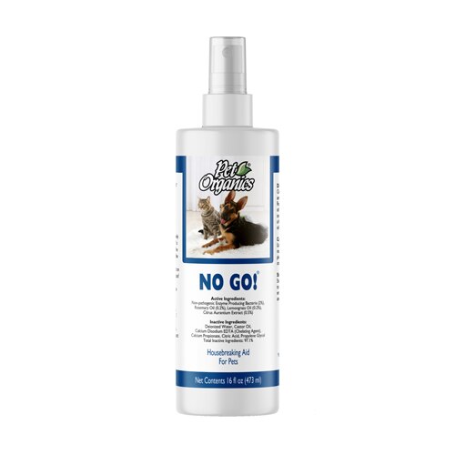 Pet Organics No Go Spray Housebreaking Aid for Cats Dogs 16 fl oz Vitacost