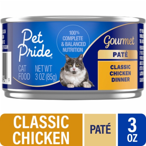 Pet Pride All Life Stages Wet Cat Food Gourmet Pate Classic Chicken Dinner