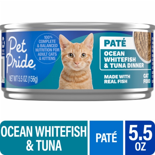 Pet Pride All Life Stages Wet Cat Food Pate Whitefish & Tuna Dinner
