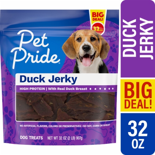 Pet Pride Jerky Dog Treats Big Deal Duck