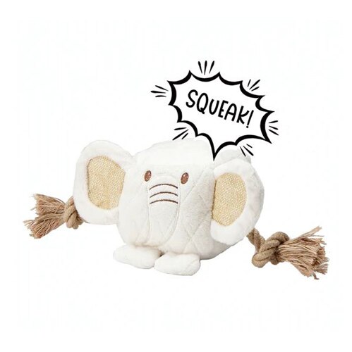 Petique Hemp Cute Chunky Elephant Squeaker Dog Toy 1 Toy Vitacost