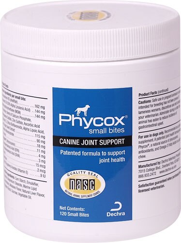 Phycox Canine Joint Support Small Bites -- 120 Soft Chews