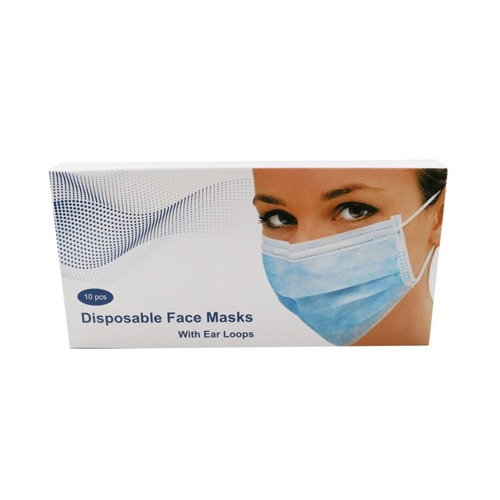 Pinnacle Disposable Face Masks -- 10 Masks