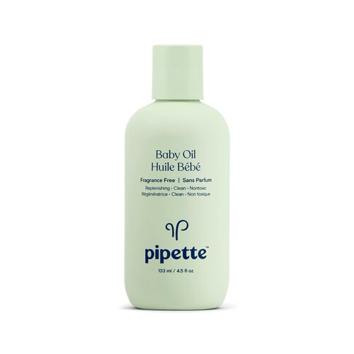 Pipette Baby Oil Fragrance Free -- 4.5 fl oz