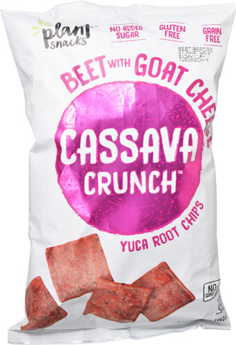 Plant Snacks Cassava Crunch™ Yuca Root Chips Beet with Goat Cheese -- 5 oz