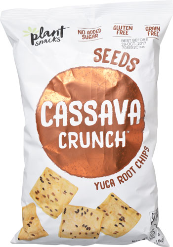 Plant Snacks Cassava Crunch™ Yuca Root Chips Seeds -- 5 oz