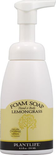 Plantlife Hand and Body Foam Soap Lemongrass