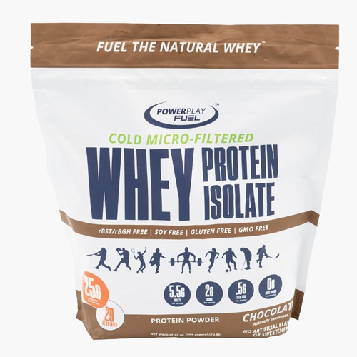 Power Play Fuel Whey Protein Isolate Powder Chocolate