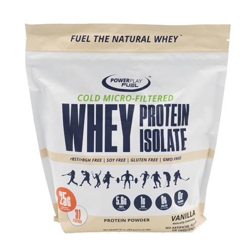 Power Play Fuel Whey Protein Isolate Powder Vanilla