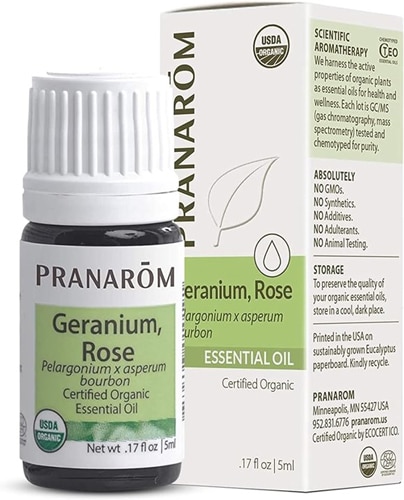 Pranarom Organic Essential Oil Geranium Rose