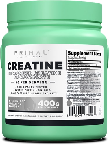 PrePrimal Creatine Monohydrate Unflavored