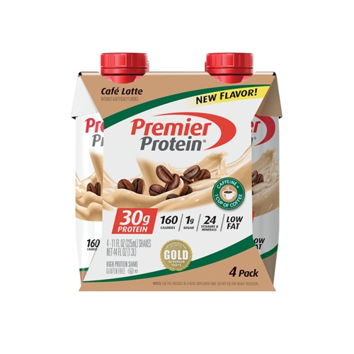 UPC 643843716679 - Premier Protein 30g Protein Shakes Cafe Latte -- 11 fl oz Each / Pack of 4